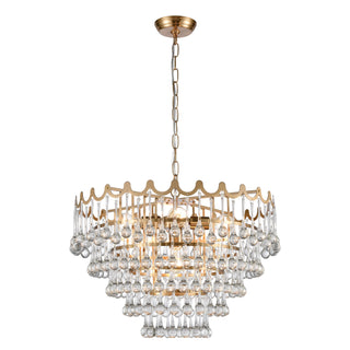 Juice 23'' Wide 5-Light Chandeliers - Aged Brass