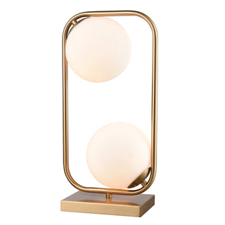 Moondance 18'' High 2-Light Table Lamp - Aged Brass