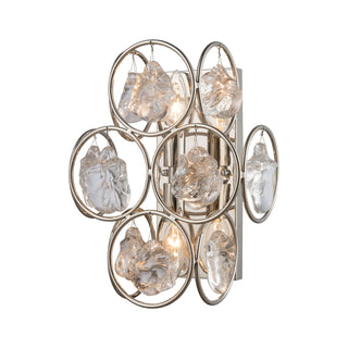 Precious 12.88'' High 2-Light Sconce - Polished Nickel