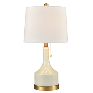 Small But Strong 21'' High 1-Light Table Lamp - White