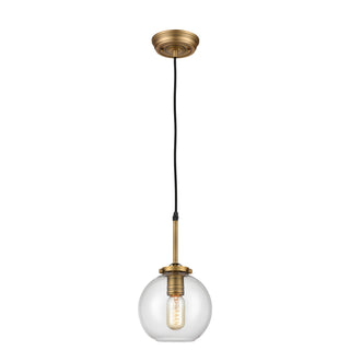 Mountain Creek 7'' Wide 1-Light Mini Pendant - Aged Brass