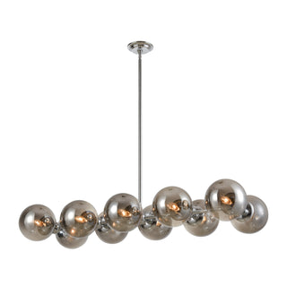 Affinity 45'' Wide 10-Light Chandeliers - Chrome