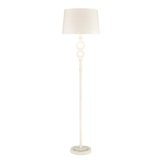 Hammered Home 67'' High 1-Light Floor Lamp - Matte White