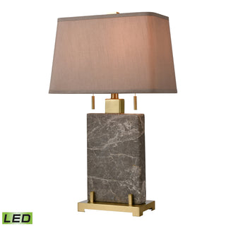 Windsor 27'' High 2-Light Table Lamp - Honey Brass - Includes LED Bulbs