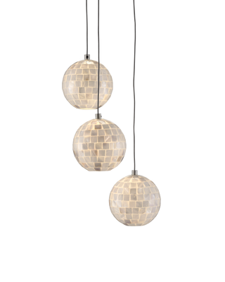 Finhorn 3-Light Round Multi-Drop Pendant