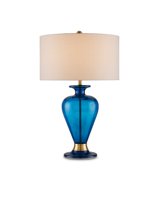 Aladdin Blue Table Lamp