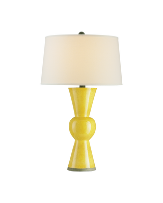 Upbeat Yellow Table Lamp