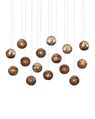 Pathos 15-Light Linear Multi-Drop Pendant