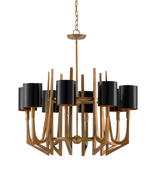 Umberto Brass Chandelier