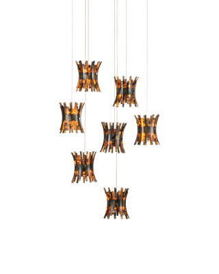 Alsop 7-Light Round Multi-Drop Pendant