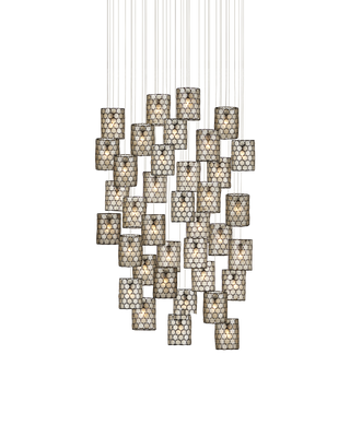 Regatta 36-Light Round Multi-Drop Pendant