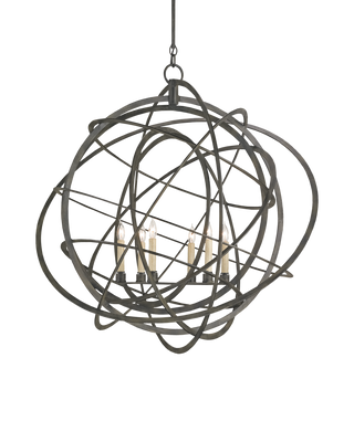 Genesis Black Orb Chandelier