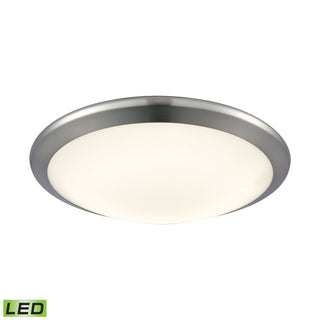 Clancy 12'' Wide 1-Light Flush Mount - Chrome