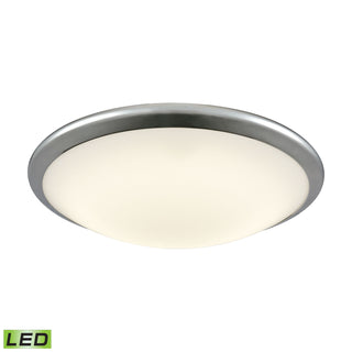 Clancy 15'' Wide 1-Light Flush Mount - Chrome