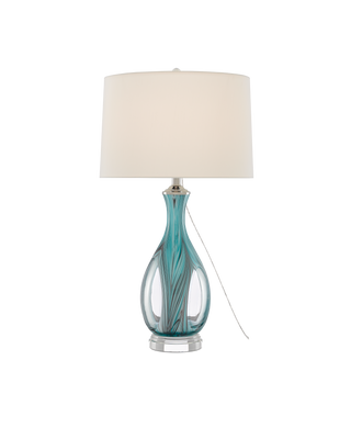 Eudoxia Blue Table Lamp