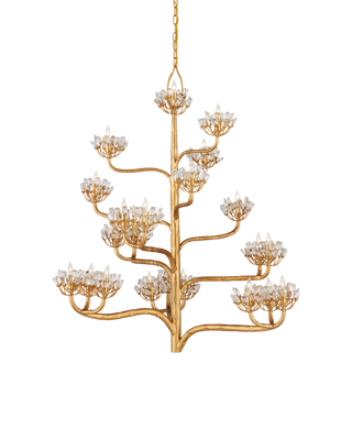 Agave Americana Gold Chandelier