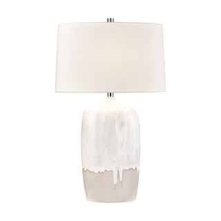 Ruthie 32'' High 1-Light Table Lamp - White Glaze