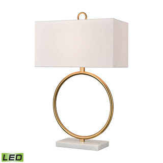 Murphy 30'' High 1-Light Table Lamp - Aged Brass - Includes LED Bulb