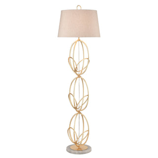 Morely 63'' High 1-Light Floor Lamp - Gold Leaf