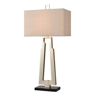 Stoddard Park 33'' High 1-Light Table Lamp - Champagne Silver