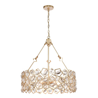 Levana 24'' Wide 5-Light Pendant - Gold