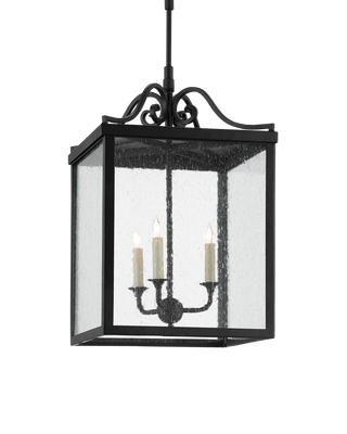 Giatti Large Black Outdoor Lantern