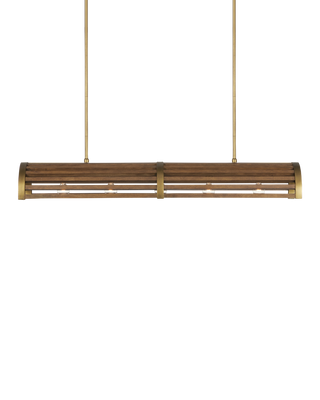 Woodbine Chestnut Rectangular Chandelier