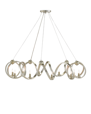 Ringmaster Silver Chandelier