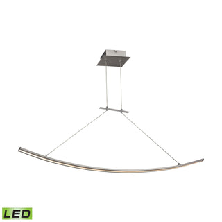 Bow 3'' Wide 1-Light Linear Chandeliers - Aluminum