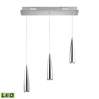 Century 5'' Wide 3-Light Mini Pendant - Chrome