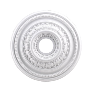 English Study 18'' Wide Medallion - White