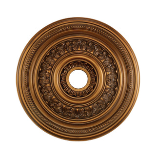 English Study 24'' Wide Medallion - Antique Bronze