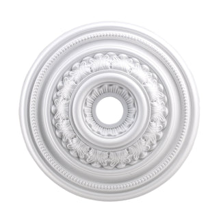 English Study 24'' Wide Medallion - White