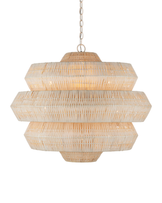 Antibes Medium White Chandelier