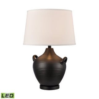 Oxford 25'' High 1-Light Table Lamp - Black - Includes LED Bulb