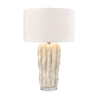 Genesee 27.5'' High 1-Light Table Lamp - White Glazed