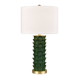 Beckwith 27'' High 1-Light Table Lamp - Dark Green