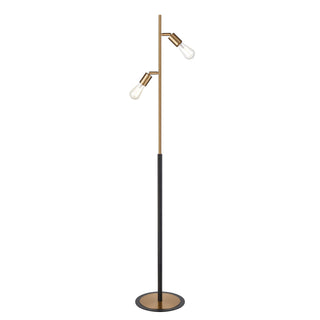 Kelston 62'' High 2-Light Floor Lamp - Matte Black