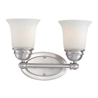 Bella 13'' Wide 2-Light Vanity Light - Brushed Nickel