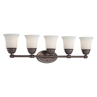 Bella 31'' Wide 5-Light Vanity Light - Oiled Bronze