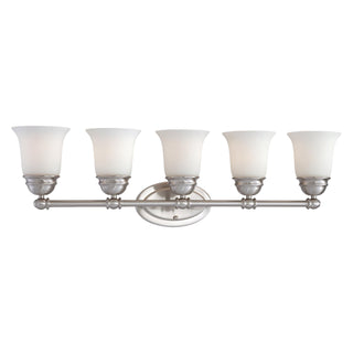 Bella 31'' Wide 5-Light Vanity Light - Brushed Nickel