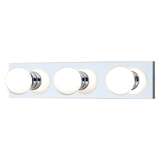 Vanity Strips 18'' Wide 3-Light Vanity Light - Chrome