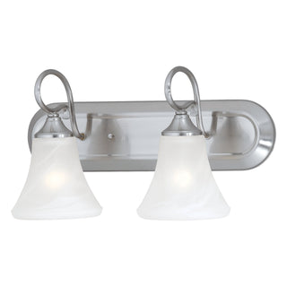 Elipse 18'' Wide 2-Light Vanity Light - Brushed Nickel