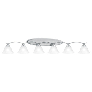 Prestige 54.5'' Wide 6-Light Vanity Light - Brushed Nickel