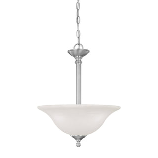 Riva 16'' Wide 3-Light Pendant - Brushed Nickel