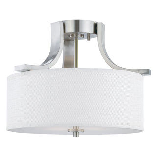 Pendenza 15.25'' Wide 2-Light Flush Mount - Brushed Nickel