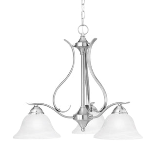 Prestige 26.5'' Wide 3-Light Chandeliers - Brushed Nickel