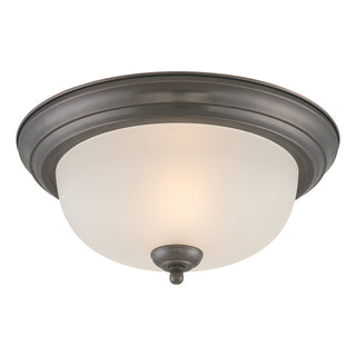 Harmony 12'' Wide 1-Light Flush Mount - Painted Bronze