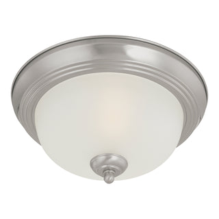 Harmony 12'' Wide 1-Light Flush Mount - Brushed Nickel