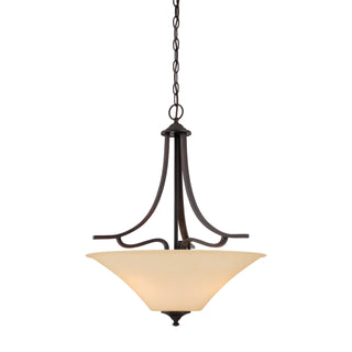 Treme 20'' Wide 3-Light Pendant - Espresso